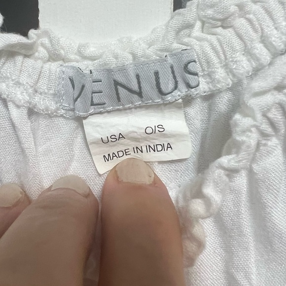 Venus Elan Ruffle Bell Sleeve Top / Mini Dress OSFM - Picture 9 of 10